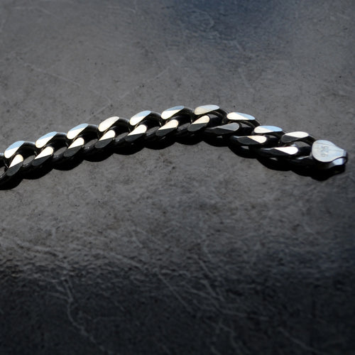 925 Ayar Gümüş - 10 mm Cuban Bileklik