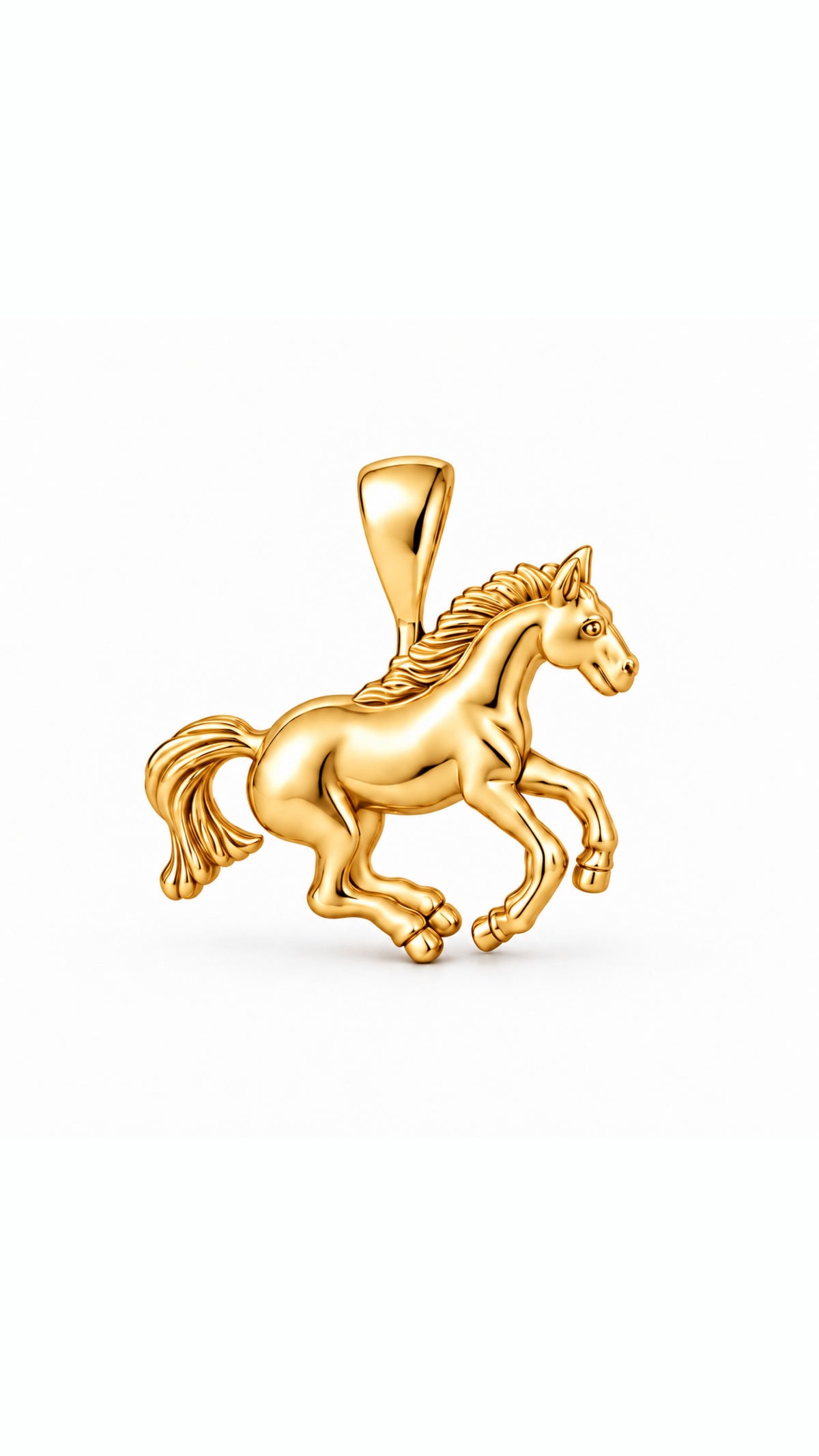 925 Ayar Gümüş - Horse Kolye