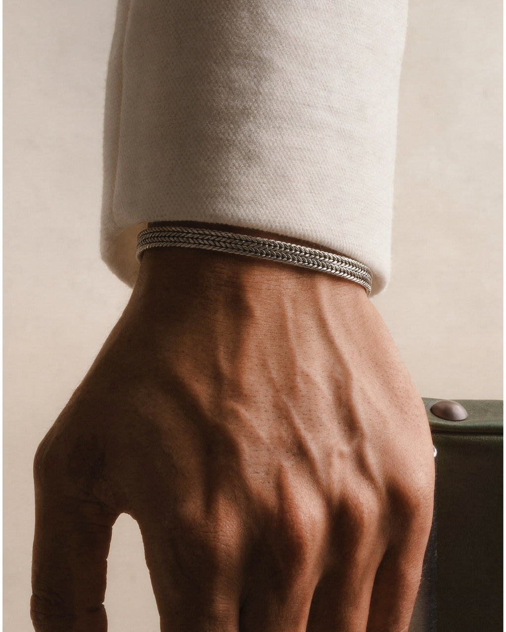 925 Sterling Silver - Custom Made Fox Bracelet