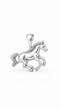 925 Ayar Gümüş - Horse Kolye