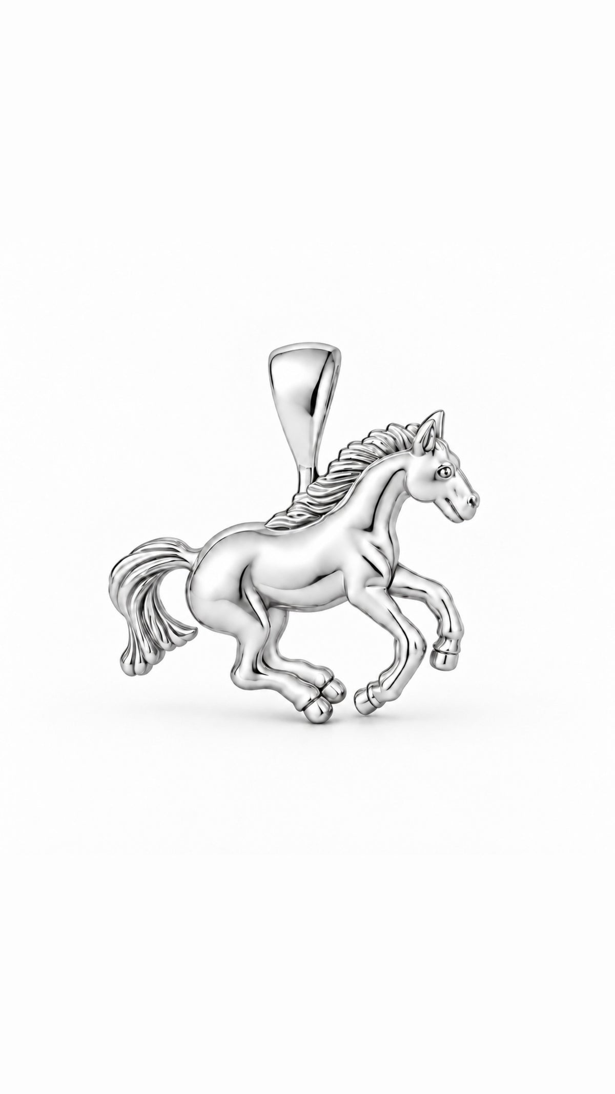 925 Ayar Gümüş - Horse Kolye