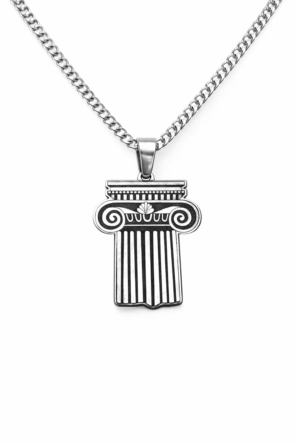 925 Sterling Silver - Column Necklace
