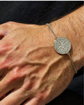 925 Sterling Silver - Compass Bracelet