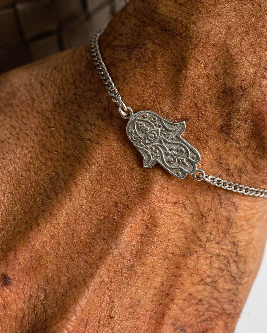 925 Sterling Silver - Hamsa Bracelet