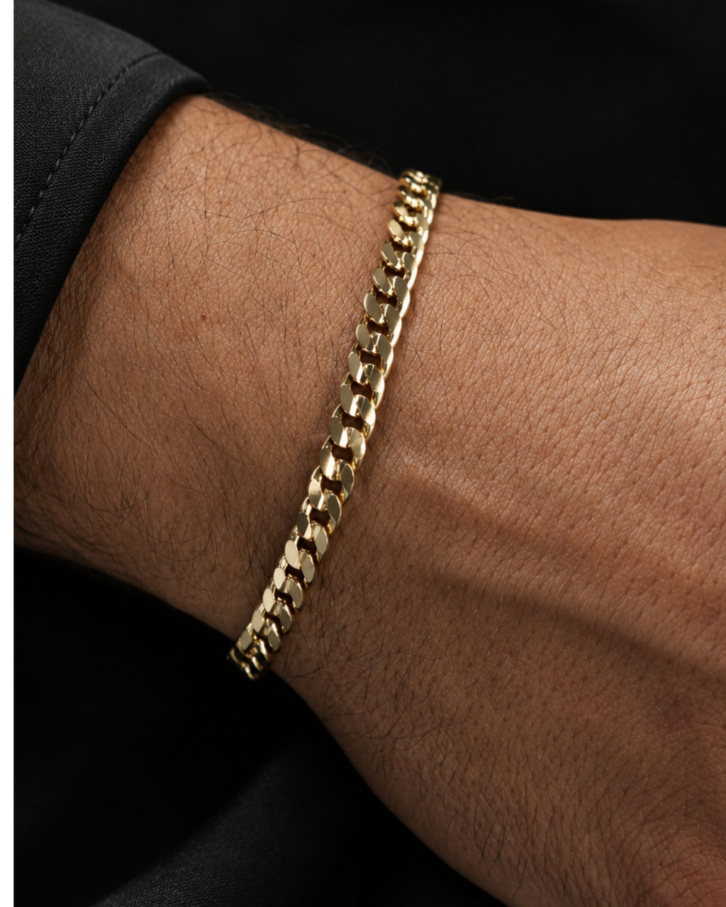 Premium Gurmet Bileklik (Gold Renk)-4mm