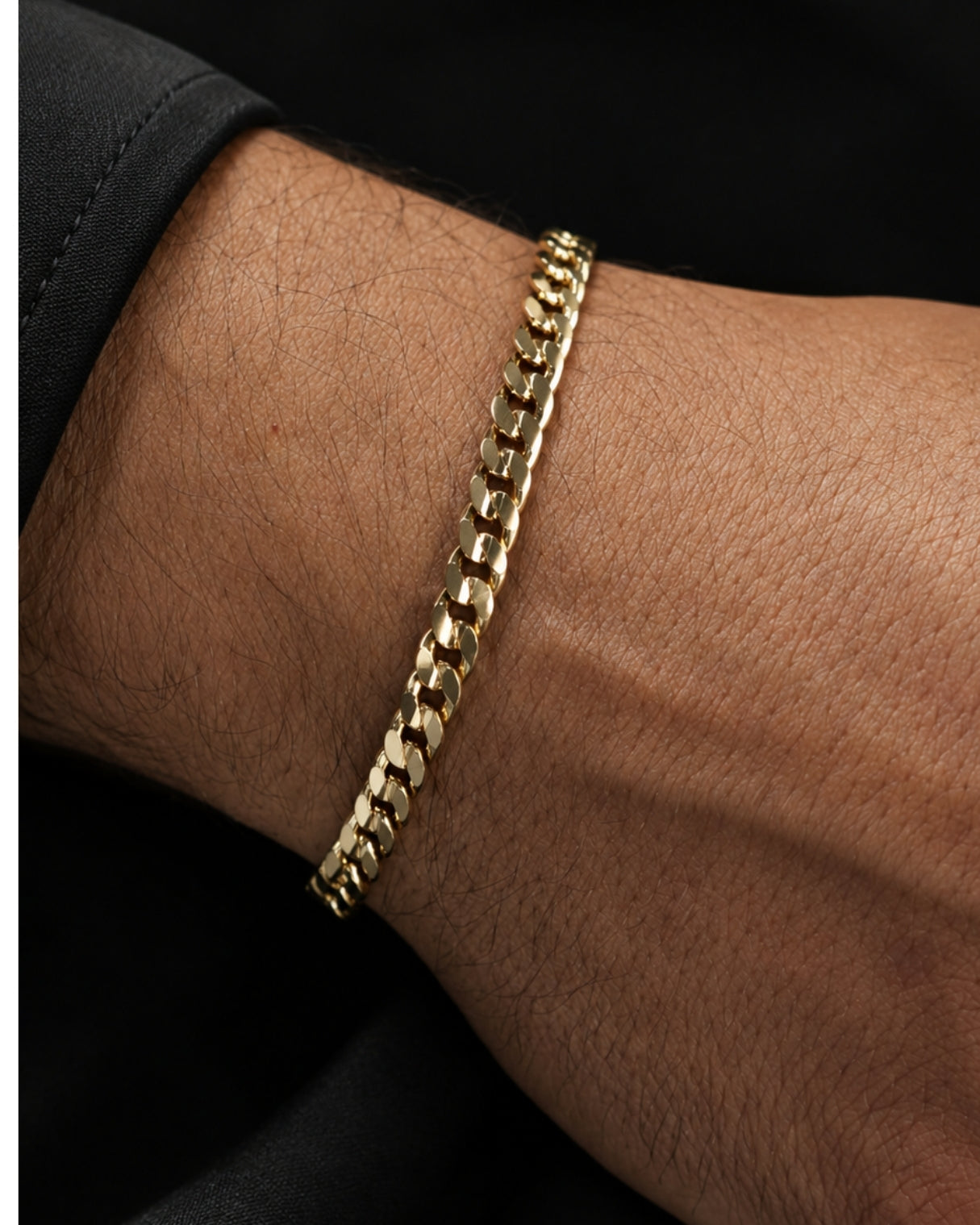 Premium Gurmet Bileklik (Gold Renk)-4mm