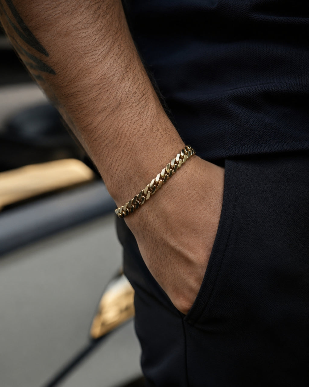 Premium Miami Cuban Gold Bileklik
