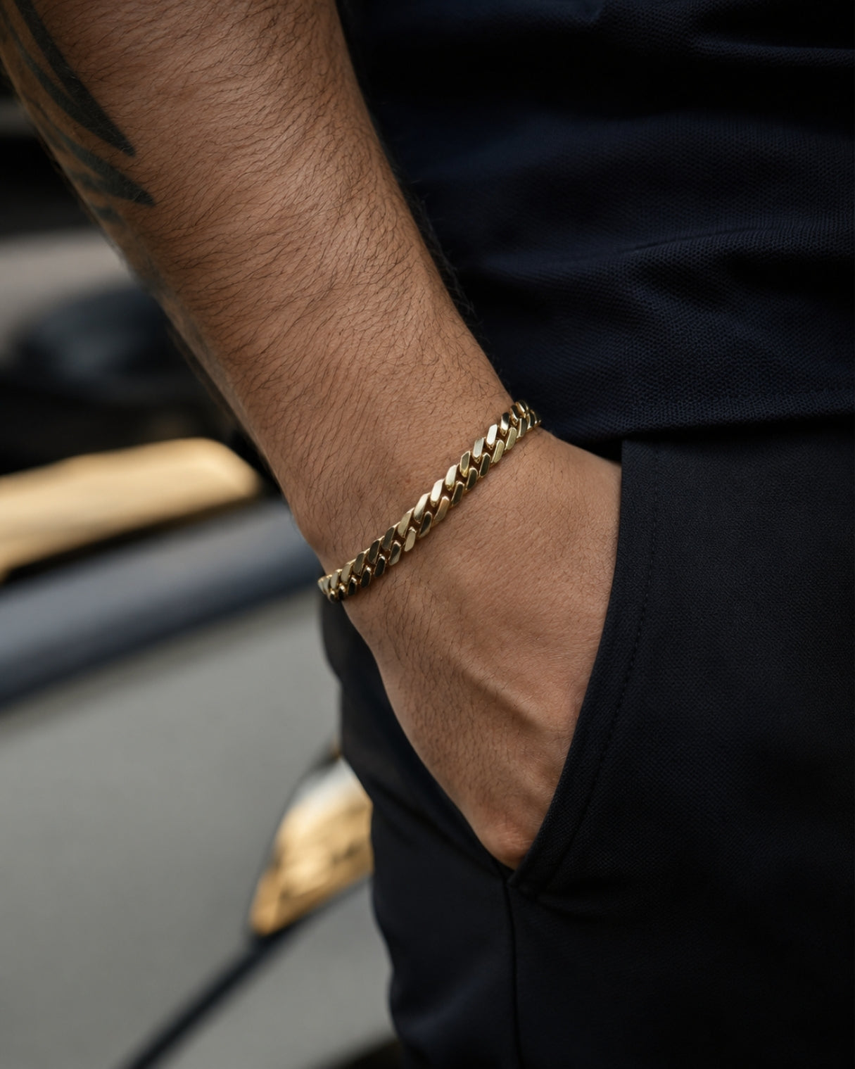 Premium Miami Cuban Gold Bileklik
