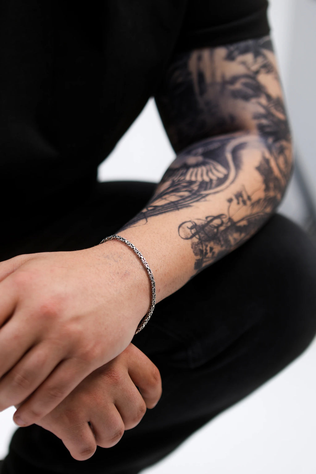 925 Sterling Silver King Chain Bracelet