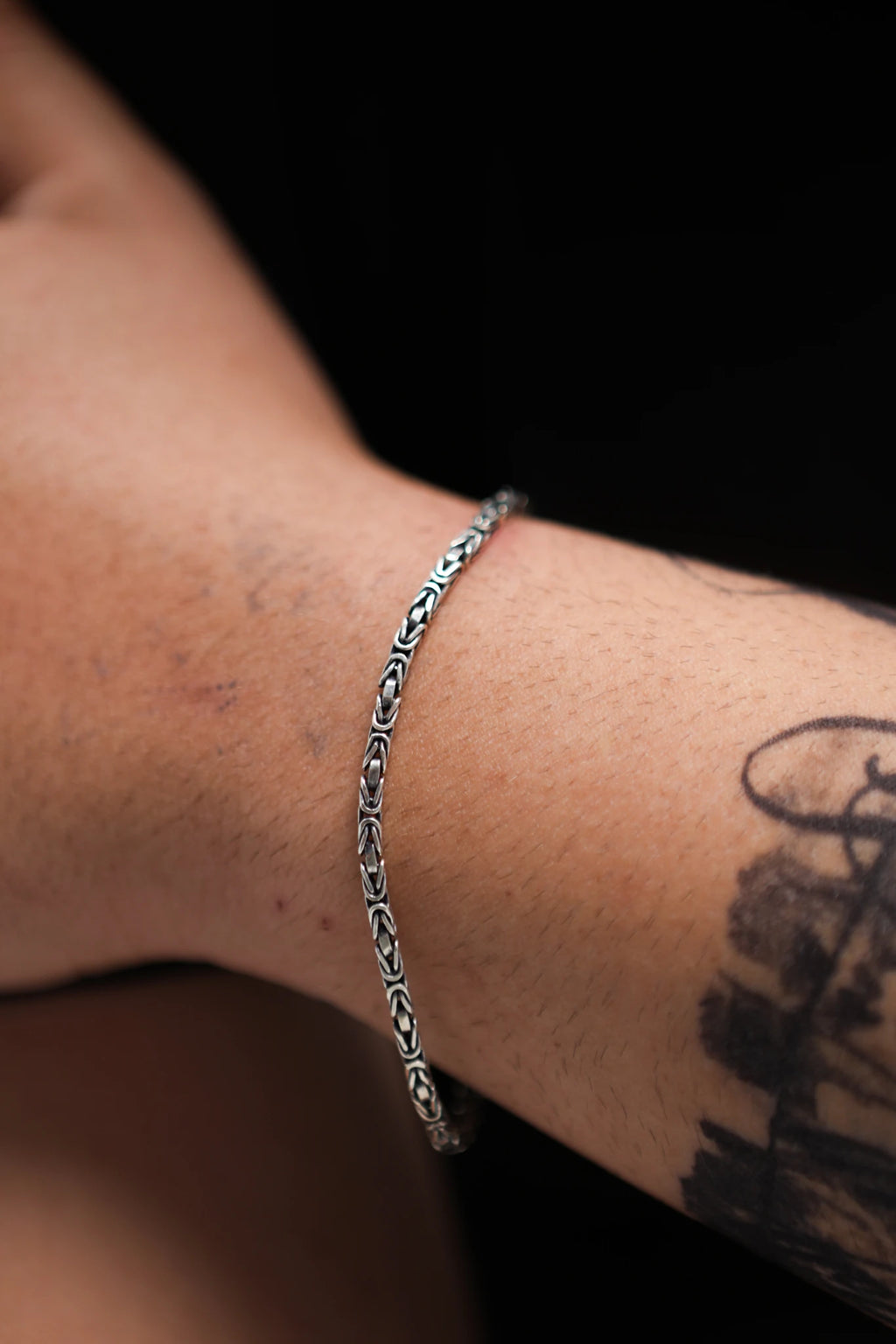 925 Sterling Silver King Chain Bracelet
