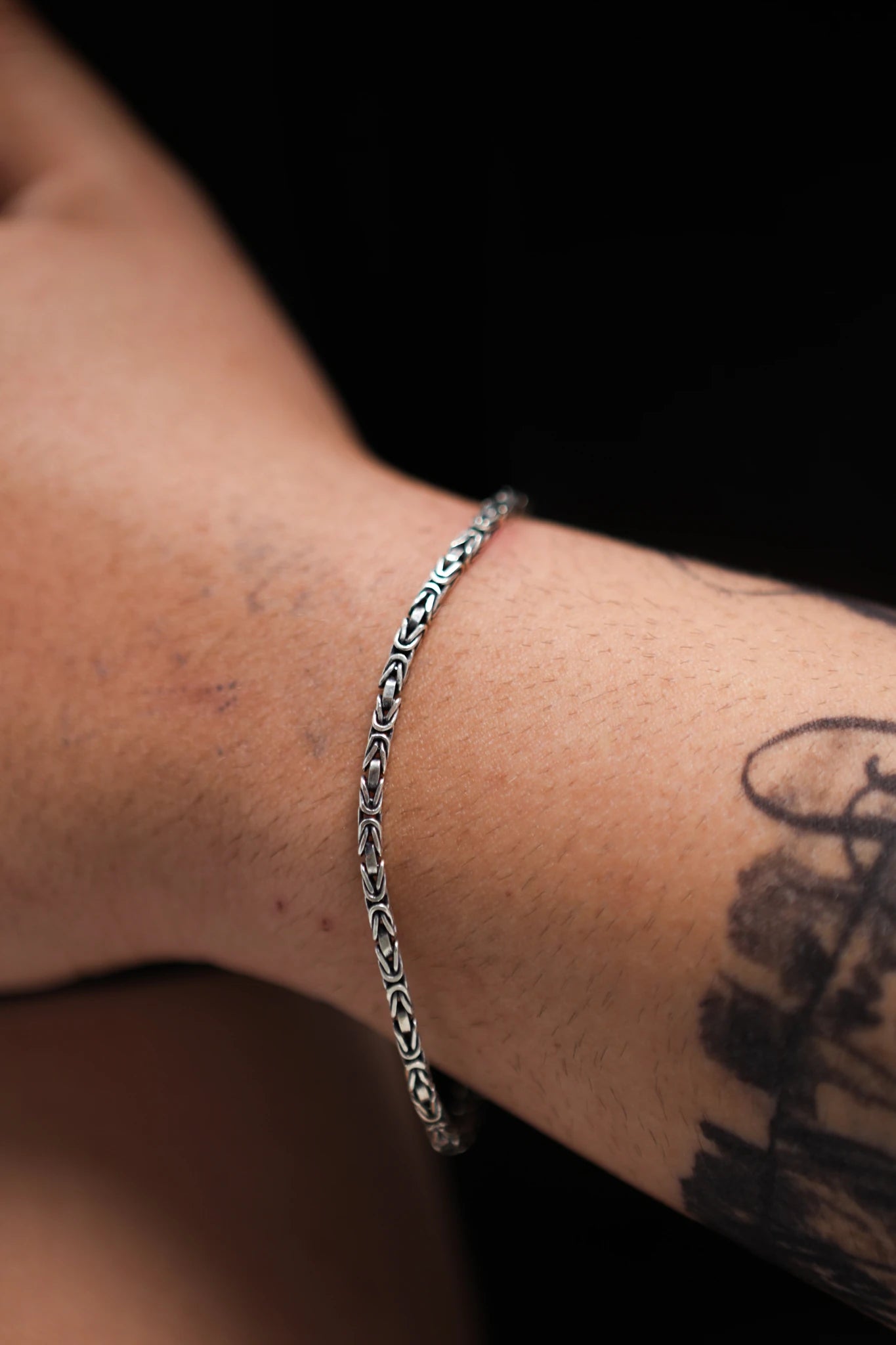 925 Sterling Silver King Chain Bracelet
