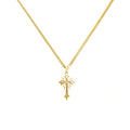 925 Sterling Silver - Ancient Cross Necklace