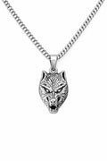 925 Ayar Gümüş - Wolf Kolye