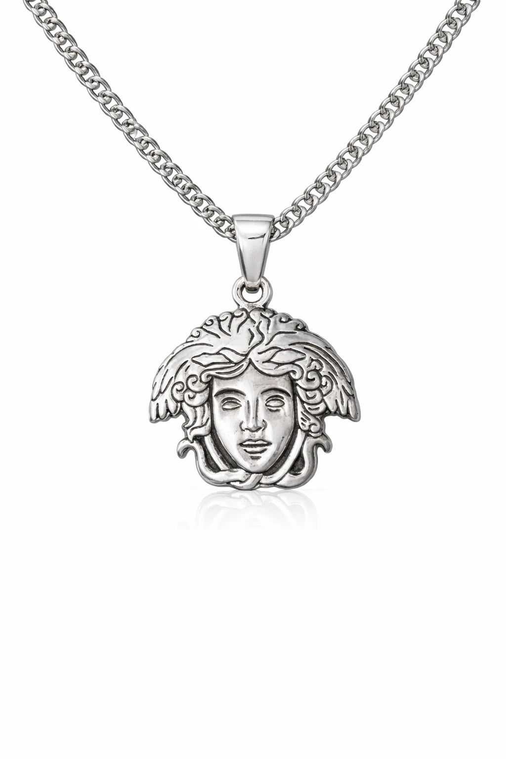 925 Ayar Gümüş - Medusa Kolye
