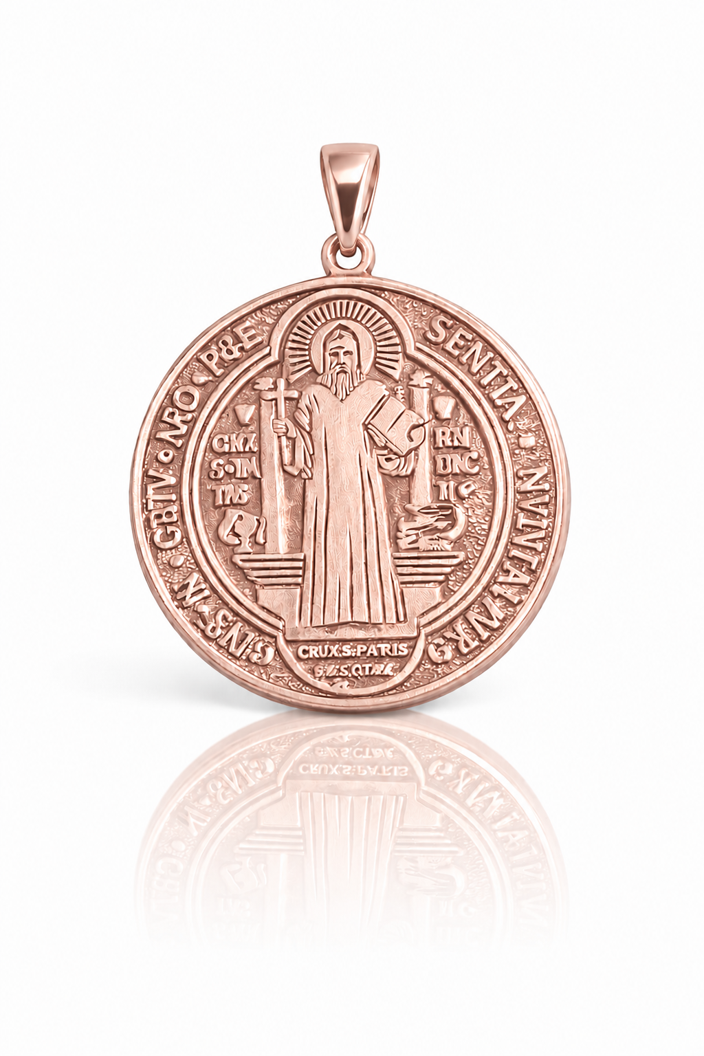 925 Ayar Gümüş - Saint Benedict Kolye Ucu