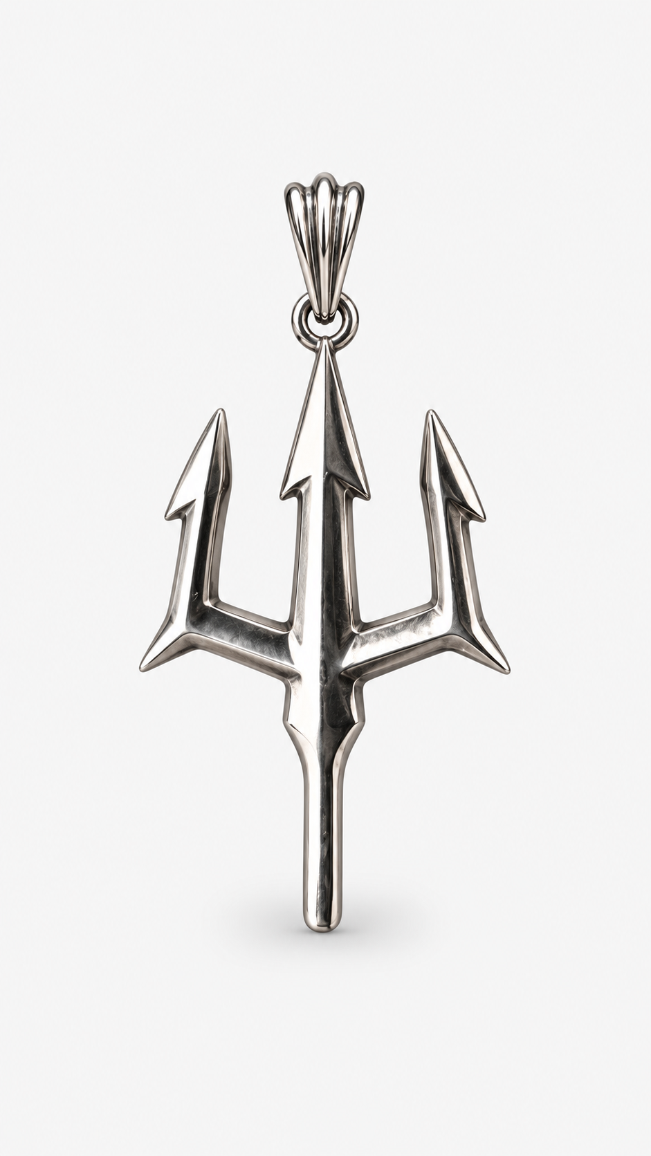 925 Ayar Gümüş - Poseidon Trident Kolye Ucu