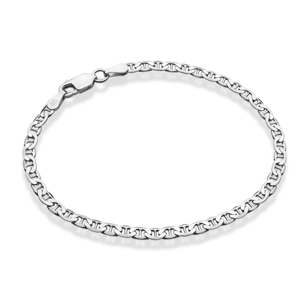 925 Sterling Silver - Knot Chain Bracelet
