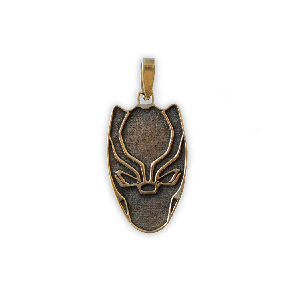 925 Ayar Gümüş - Black Panther Kolye Ucu
