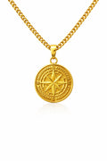 925 Sterling Silver - Compass Necklace