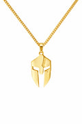 925 Sterling Silver - Spartan Helmet Necklace
