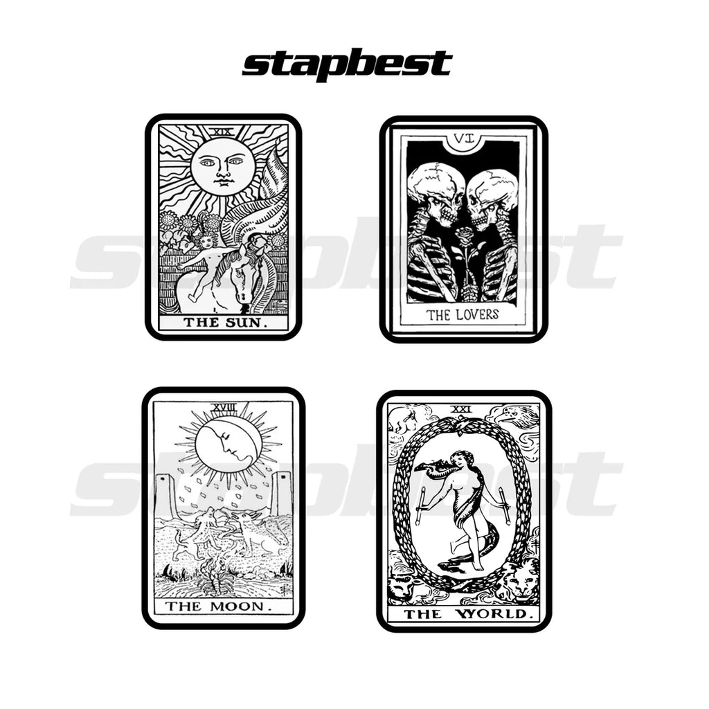 925 Ayar Gümüş - Tarot Kart Kolye