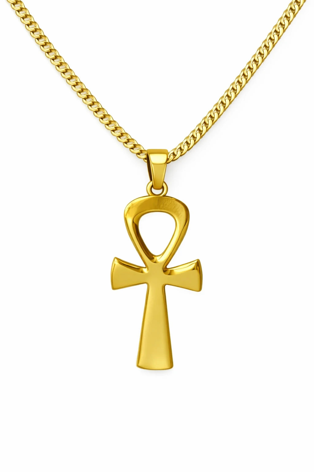 925 Sterling Silver Ankh Necklace