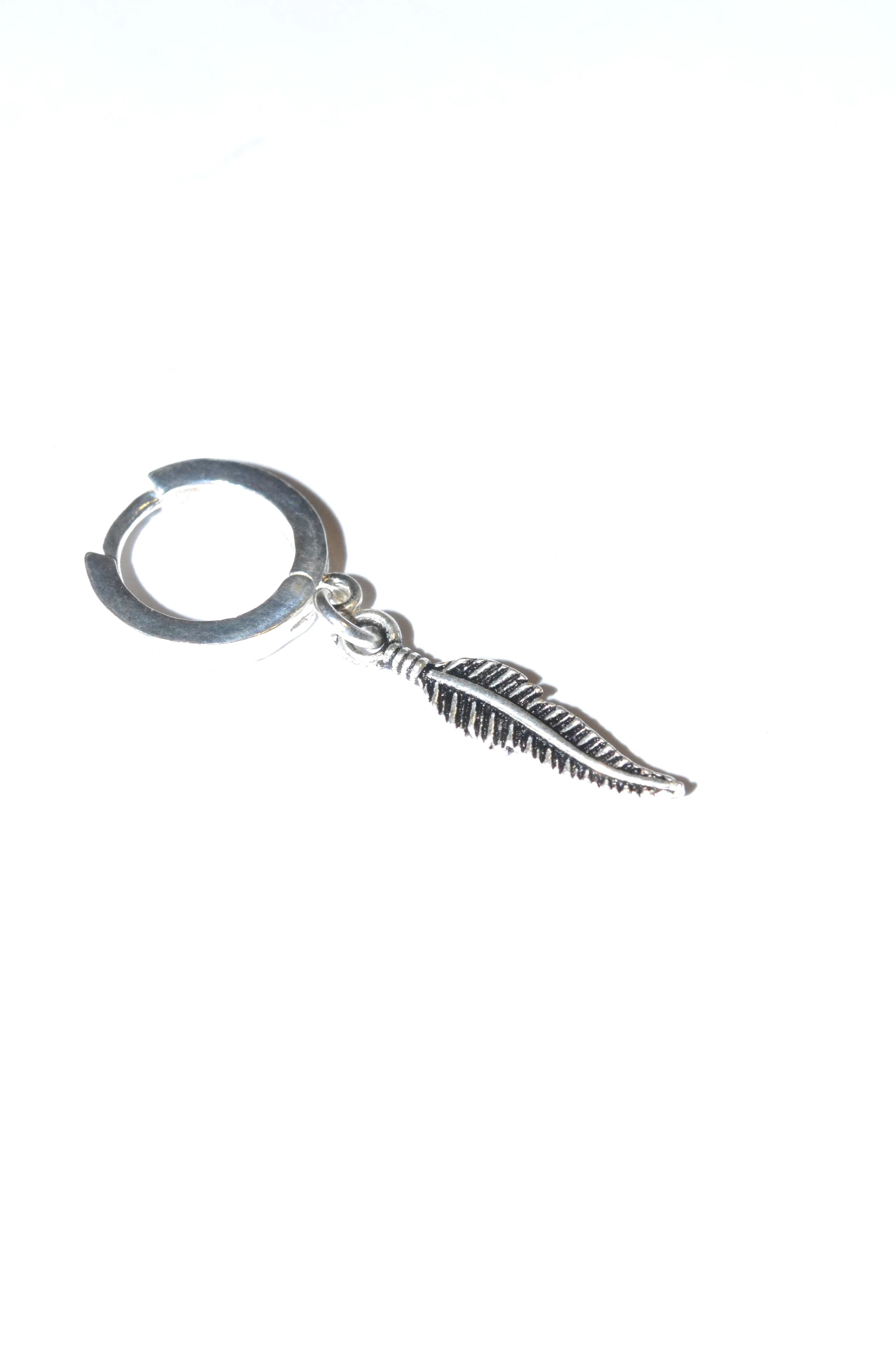 925 Ayar Gümüş - Feather Küpe