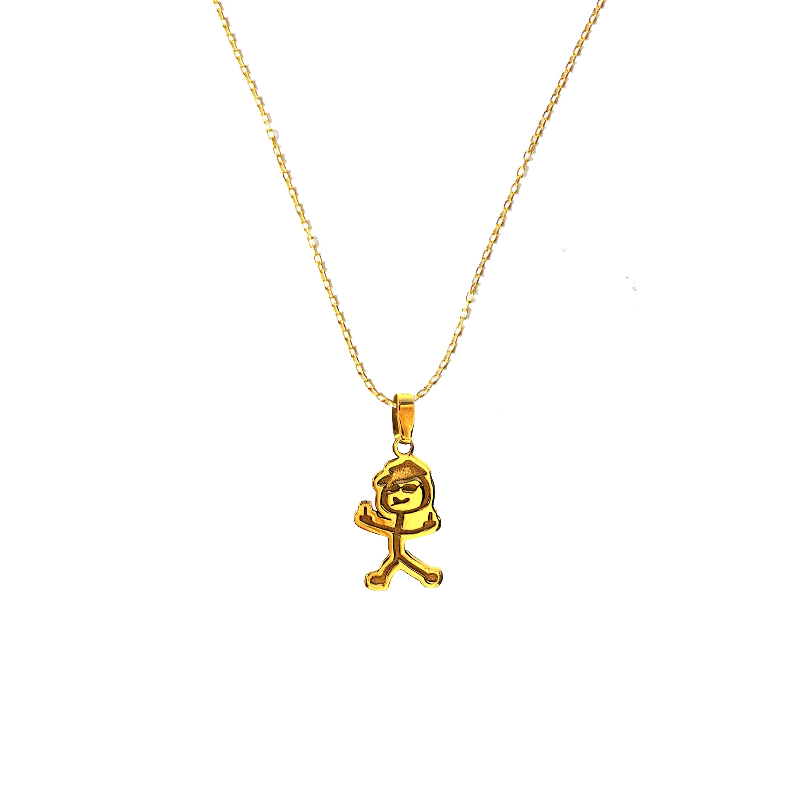 925 Sterling Silver - Fuck You Necklace