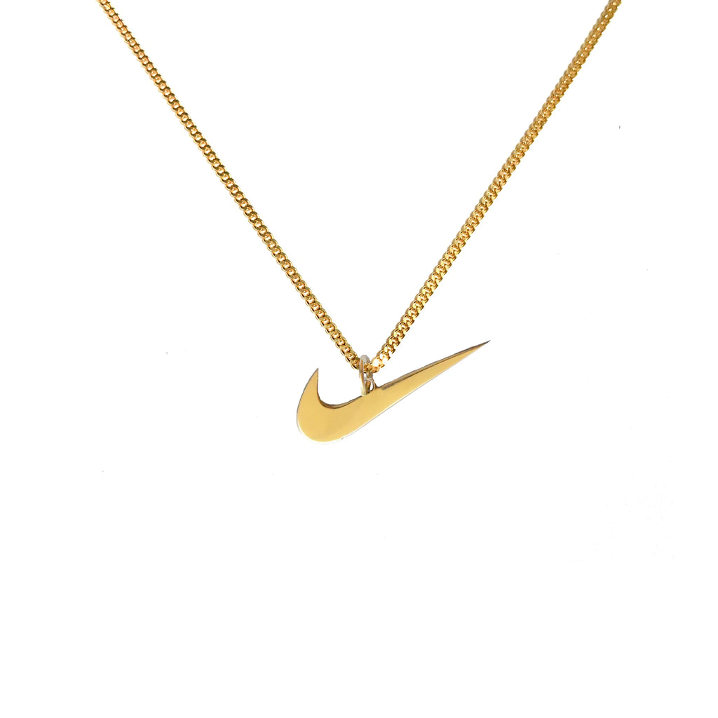 925 Sterling Silver - Nike Swoosh Necklace