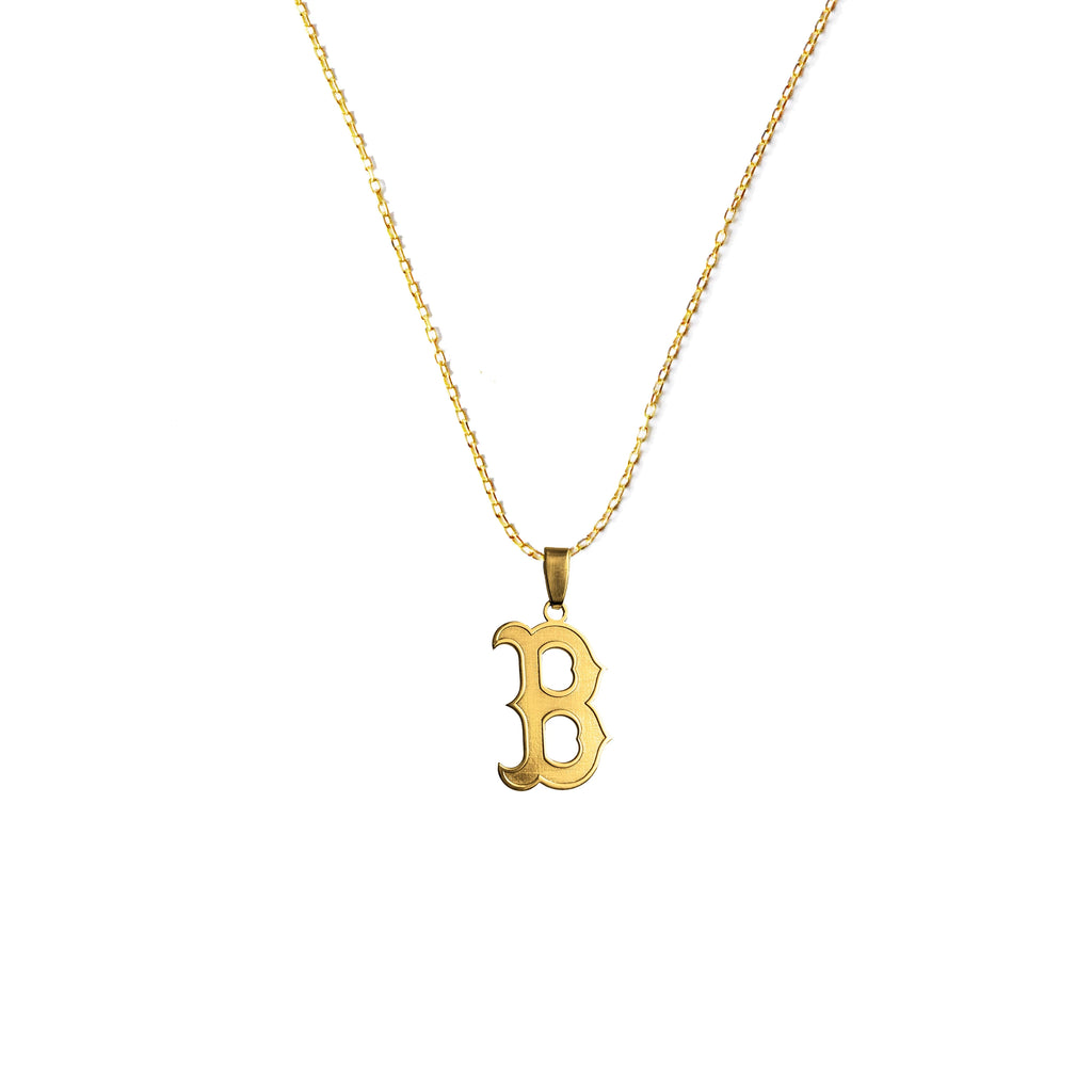 925 Sterling Silver - Boston B Necklace