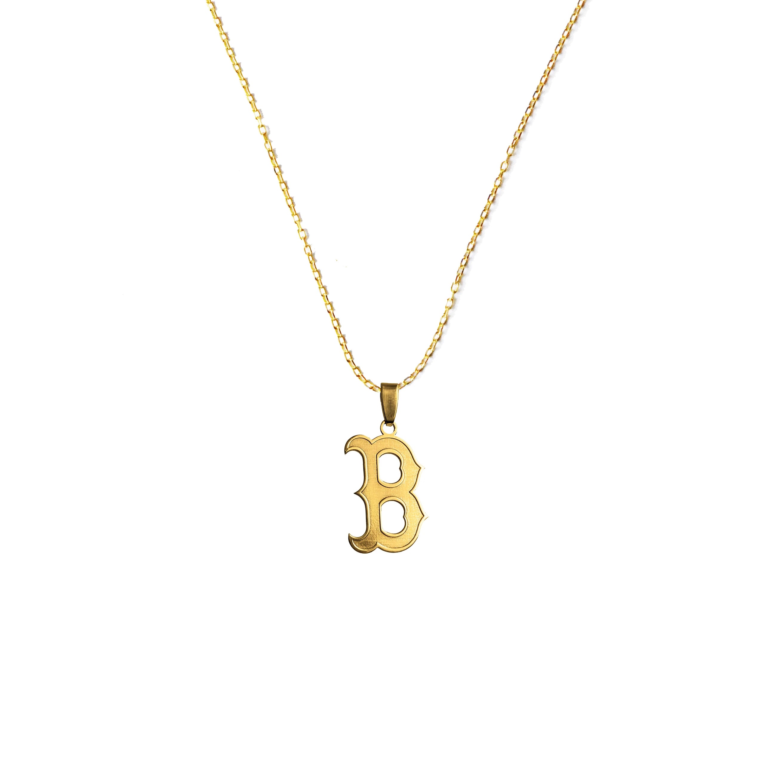 925 Sterling Silver - Boston B Necklace