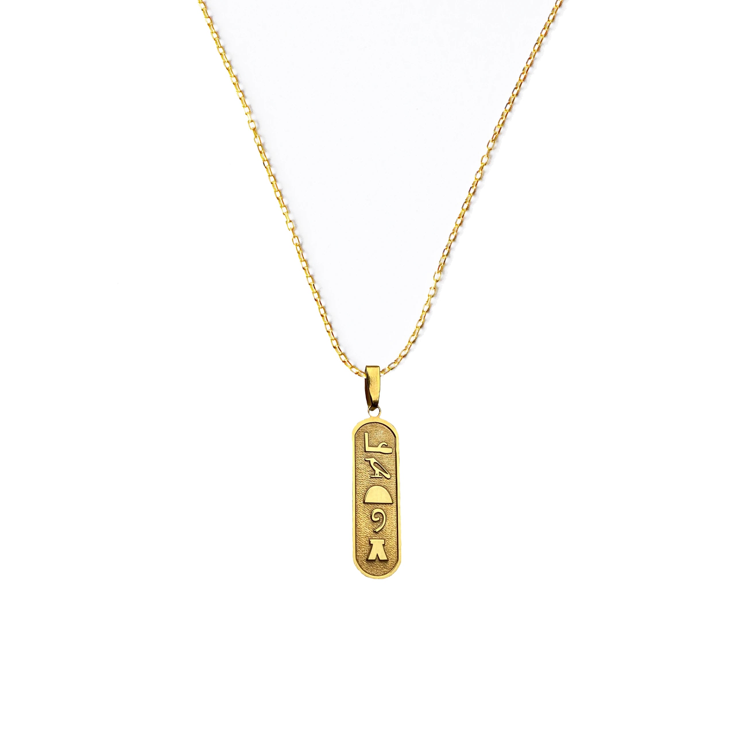 925 Sterling Silver - Egyptian Alphabet Name Necklace
