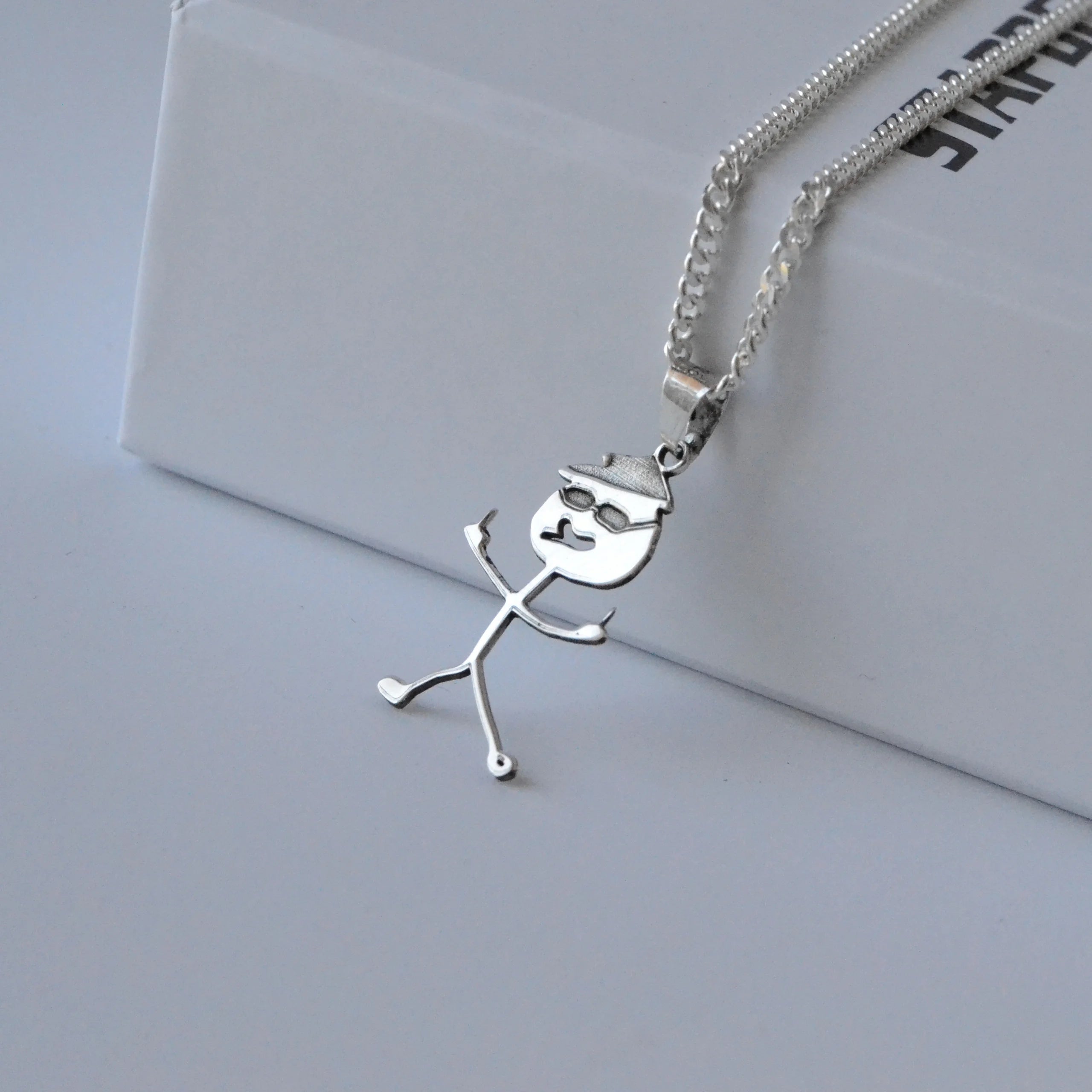 925 Ayar Gümüş - F*ck You Doodle Kolye