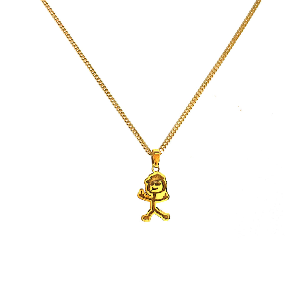 925 Sterling Silver - Fuck You Necklace