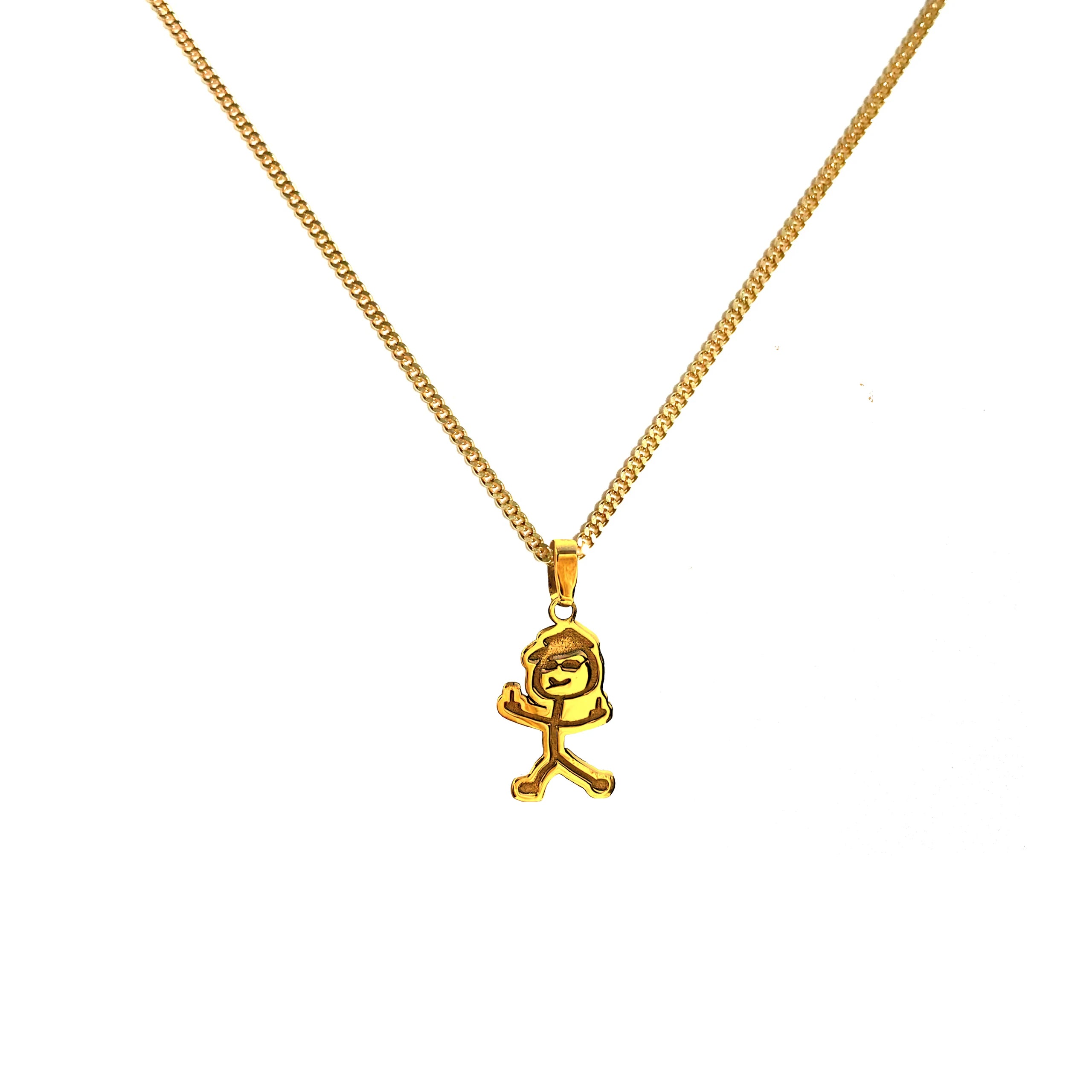 925 Sterling Silver - Fuck You Necklace