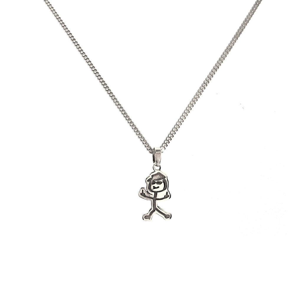 925 Sterling Silver - Fuck You Necklace