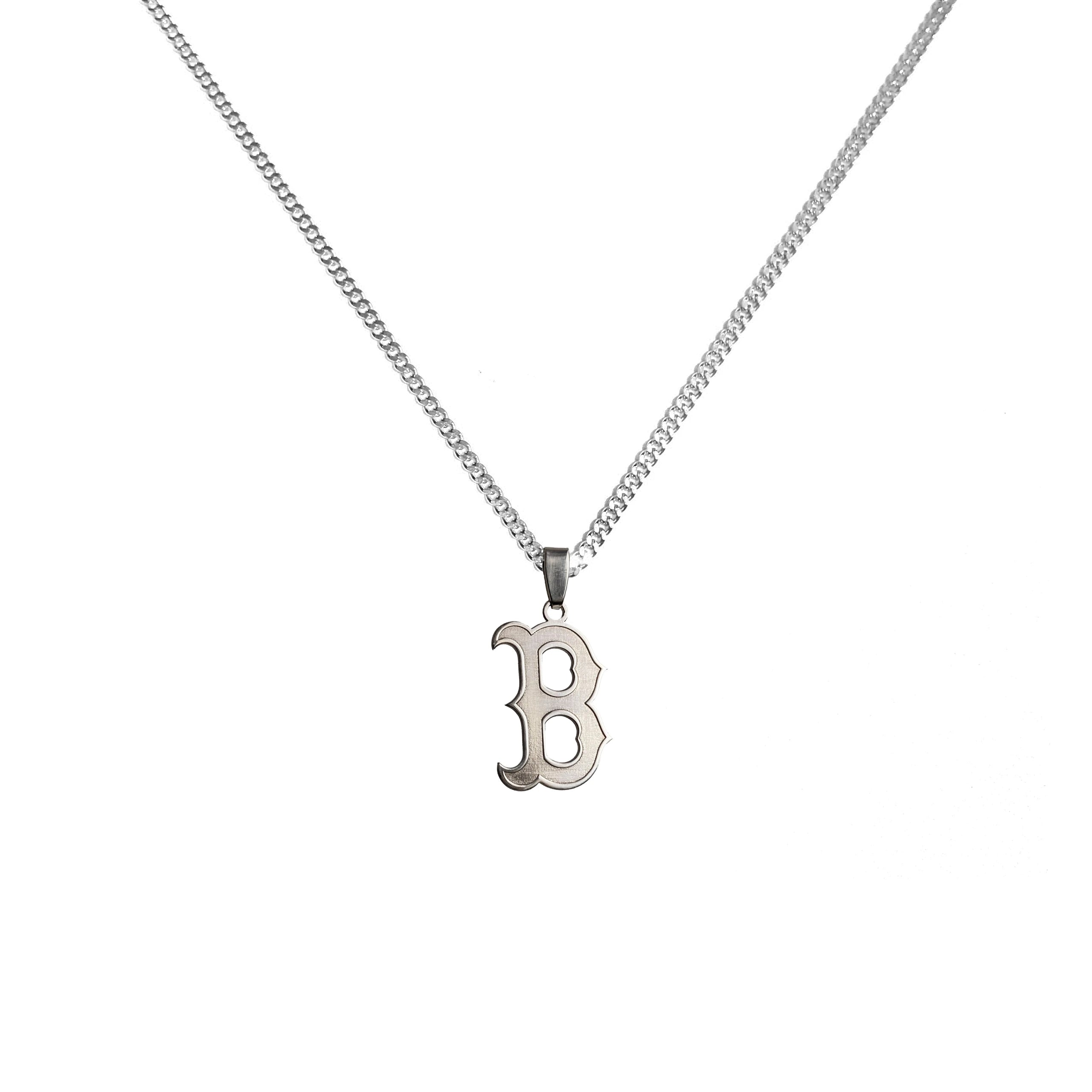 925 Sterling Silver - Boston B Necklace