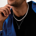 Men's White Freshwater Pearl Necklace