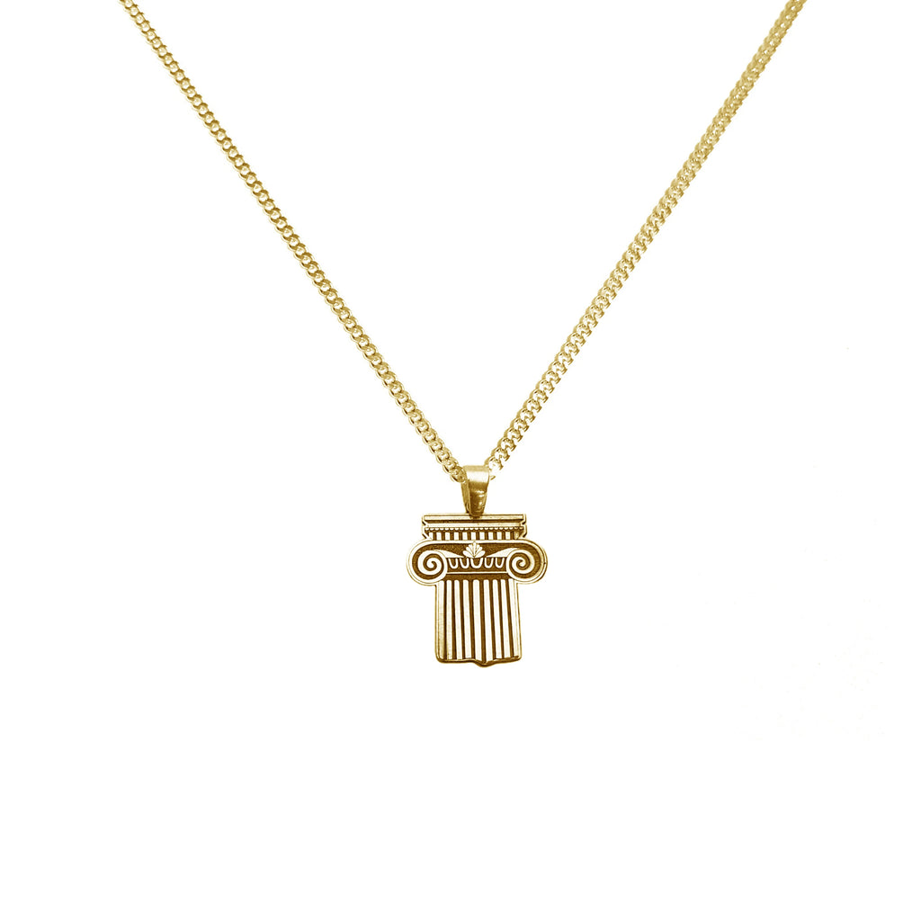 925 Sterling Silver - Column Necklace