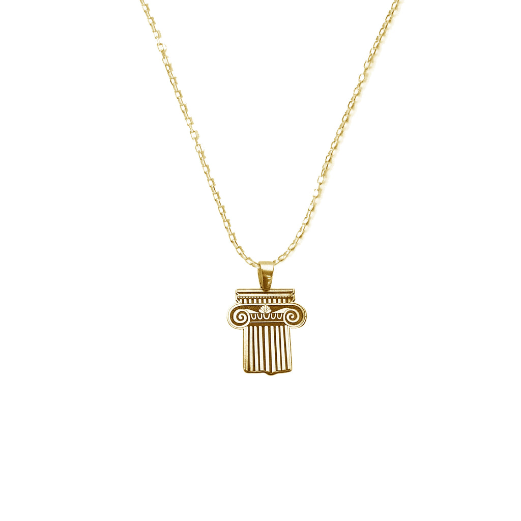 925 Sterling Silver - Column Necklace