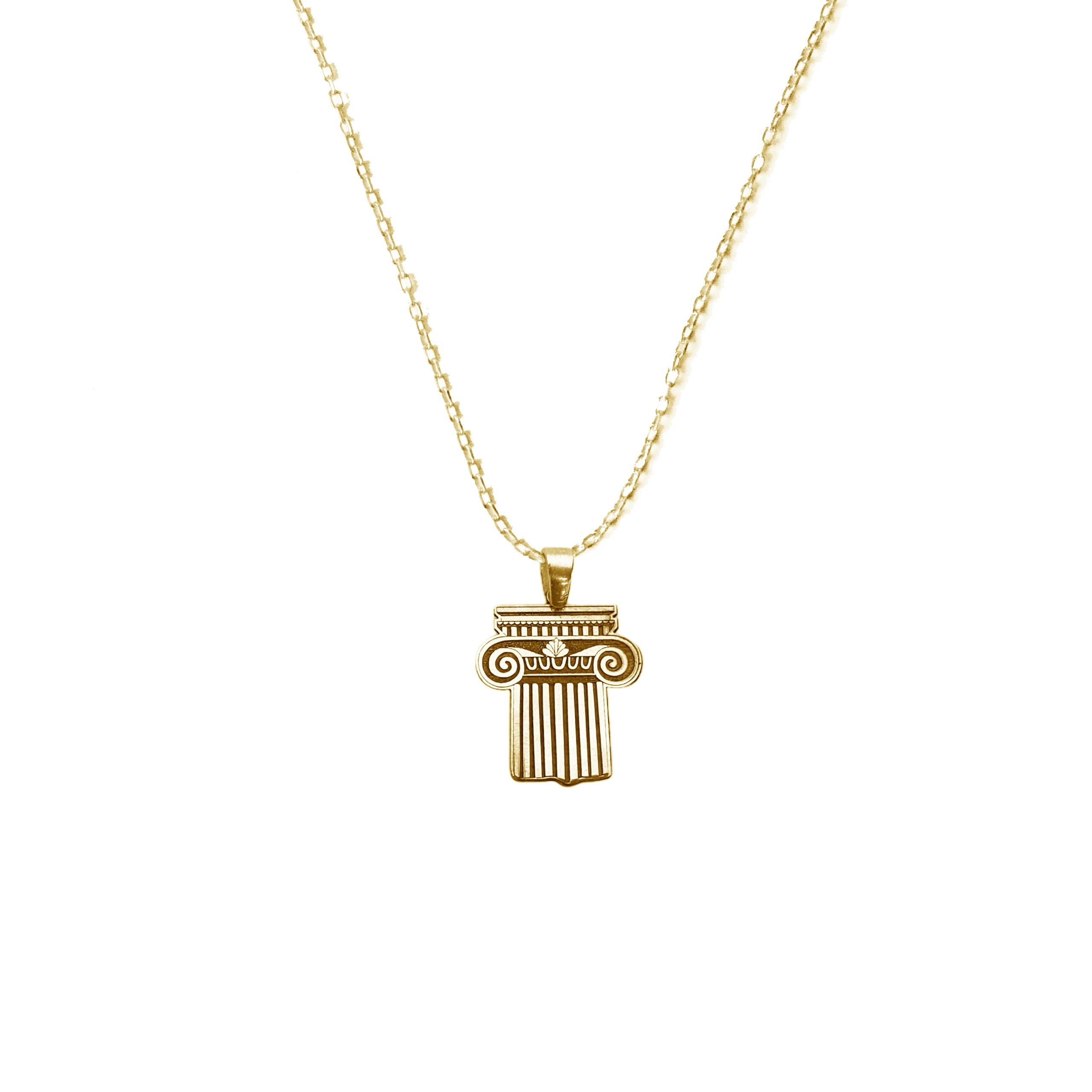 925 Sterling Silver - Column Necklace
