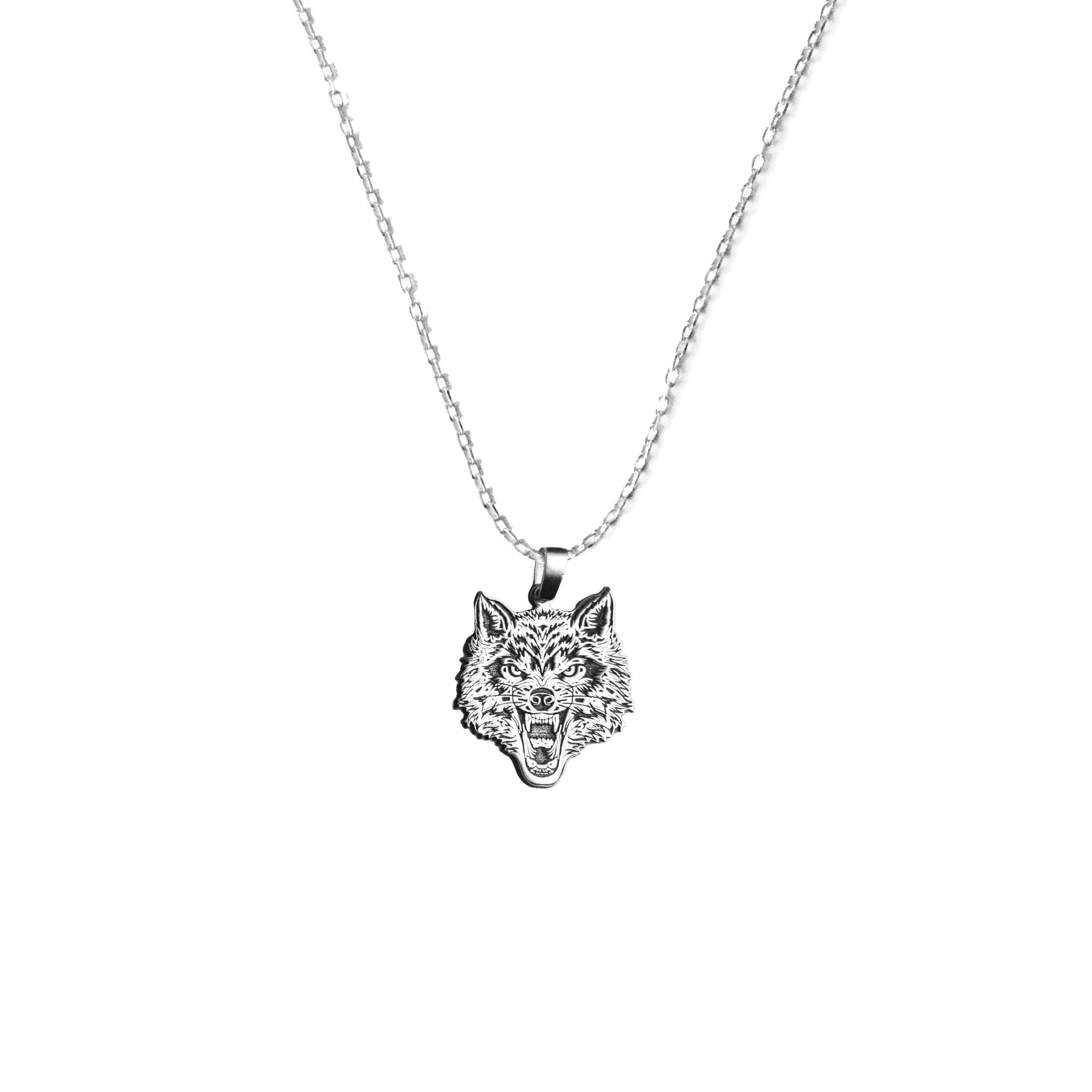 925 Ayar Gümüş - Lion Head Kolye