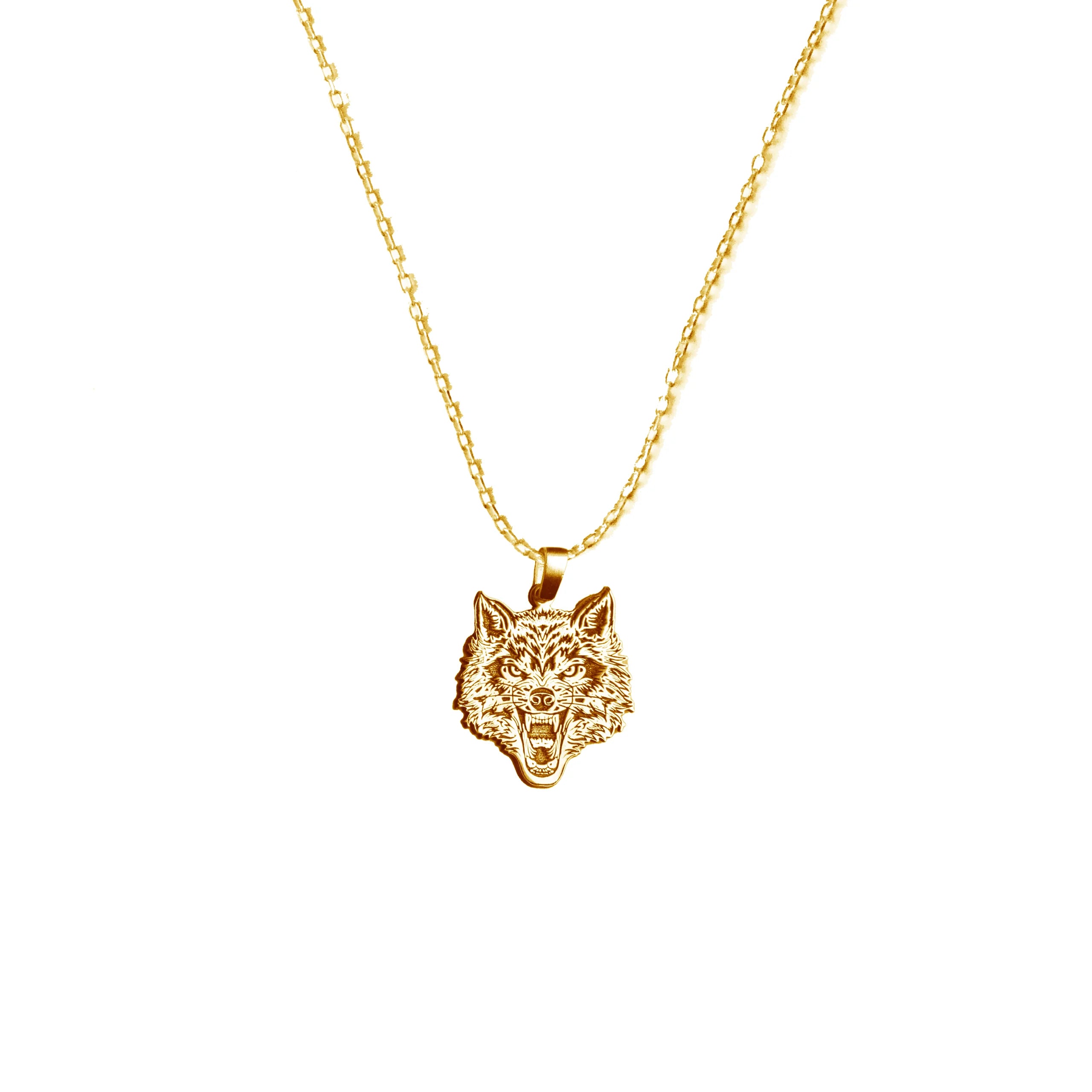 925 Ayar Gümüş - Lion Head Kolye