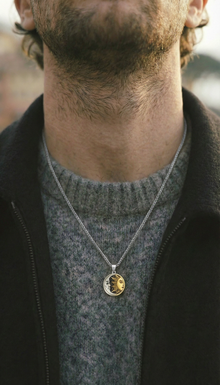925 Sterling Silver - Greek Necklace