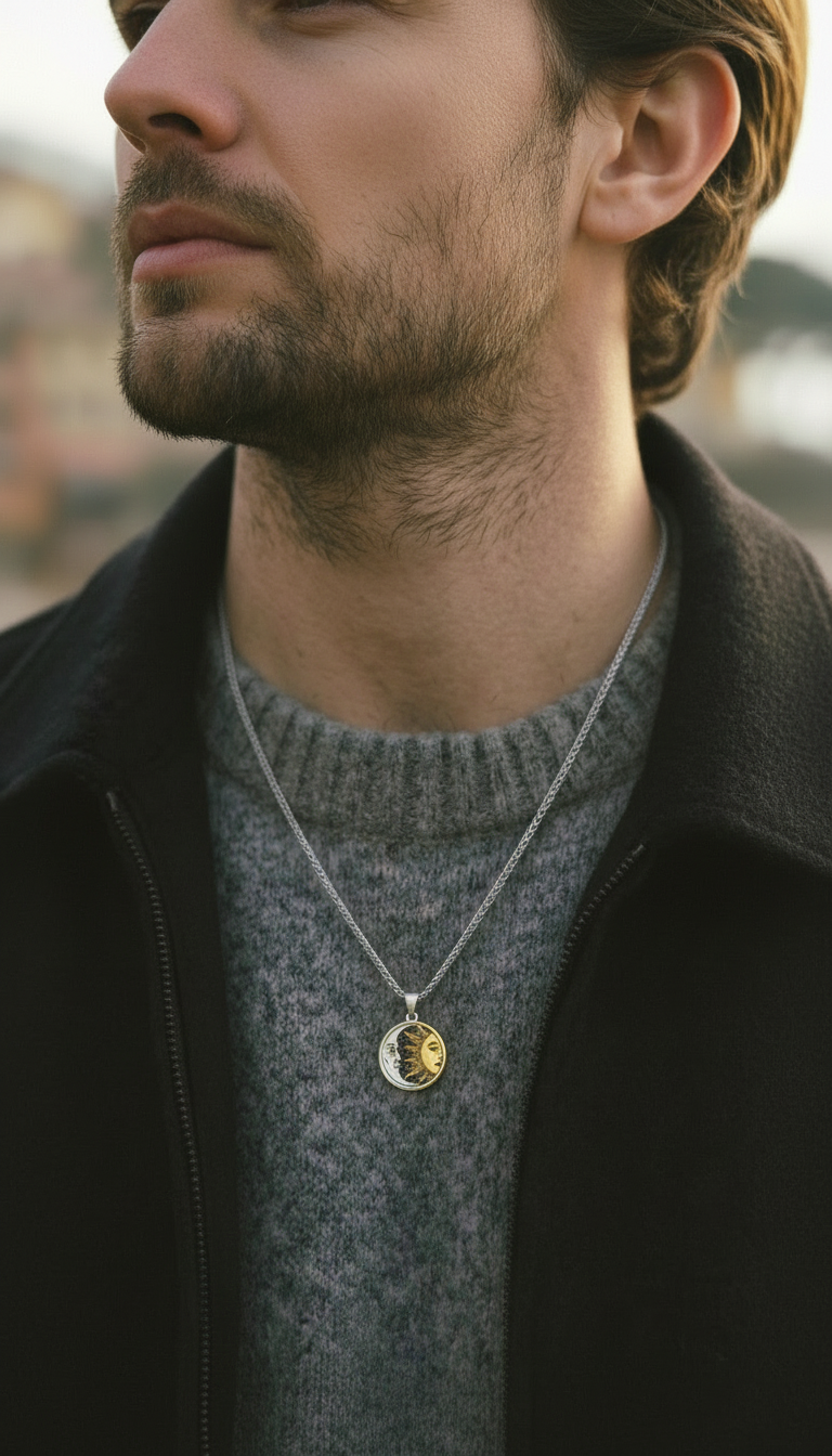 925 Sterling Silver - Greek Necklace