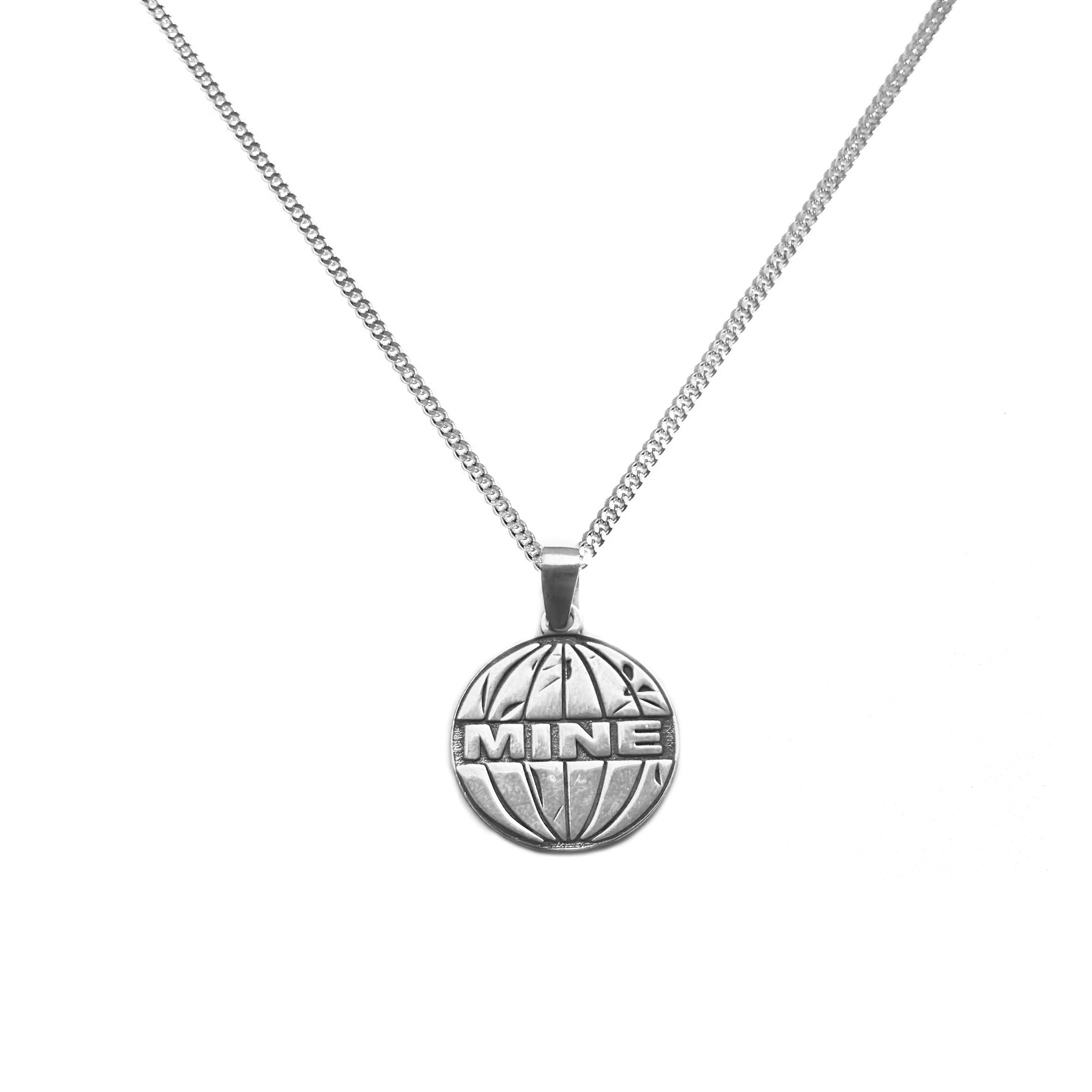 925 Sterling Silver - Mine of World Necklace