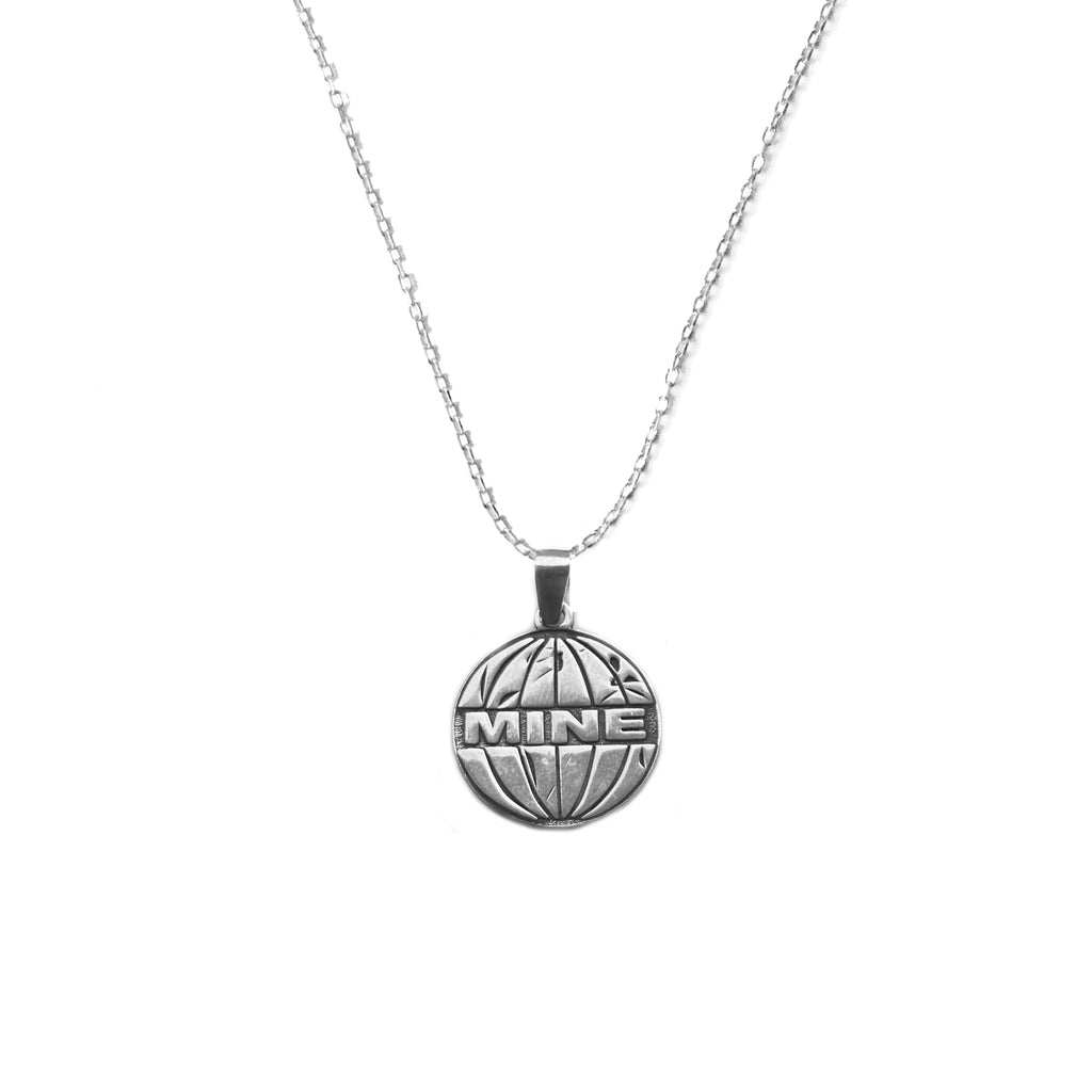 925 Sterling Silver - Mine of World Necklace