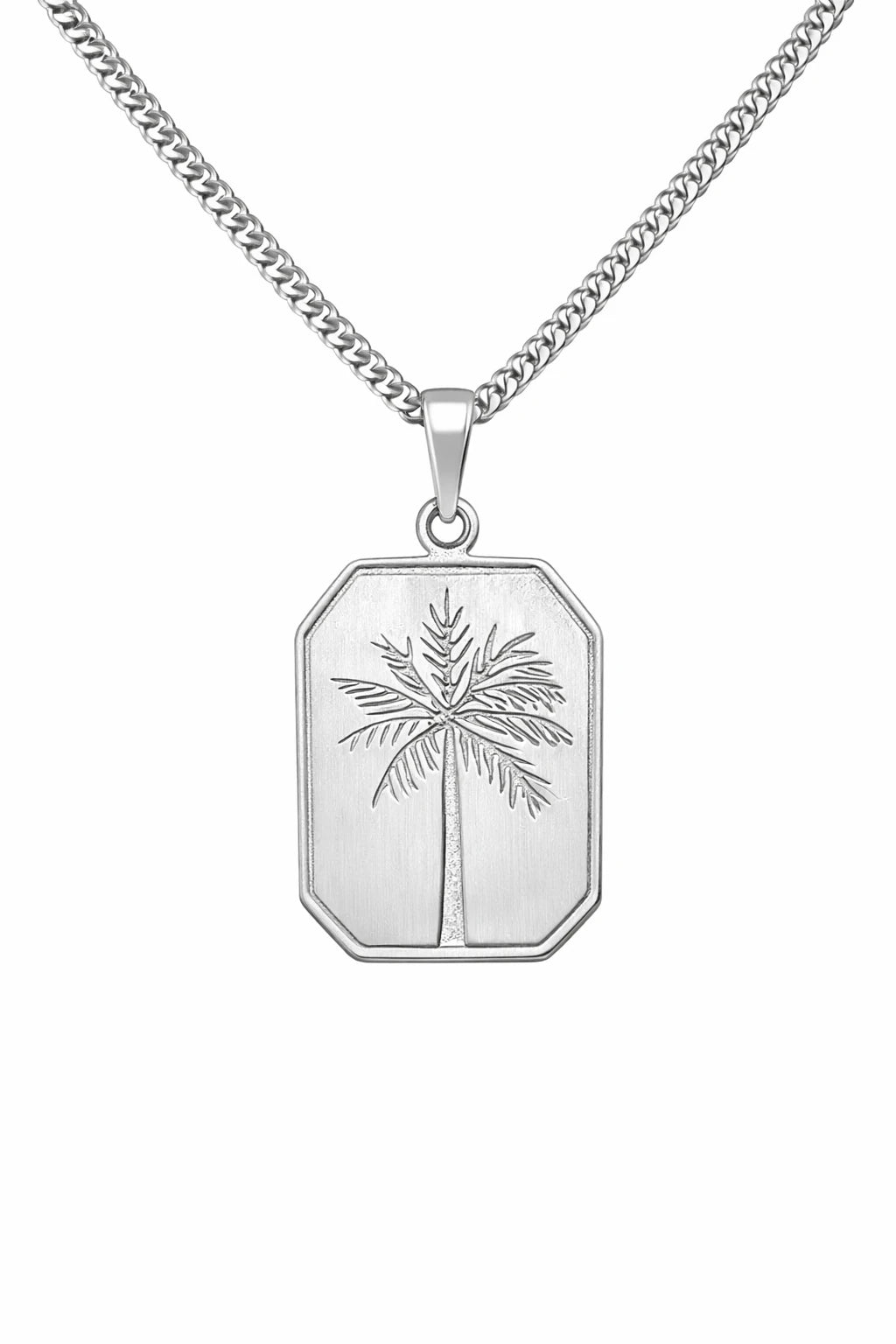 925 Sterling Silver - Palm Tree Necklace
