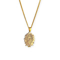 925 Sterling Silver - Mirror Eye Necklace