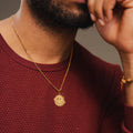 925 Sterling Silver - Smiley D. Necklace